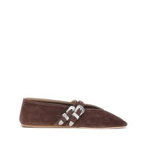 Le Monde Beryl Brown Ballet Flats Women